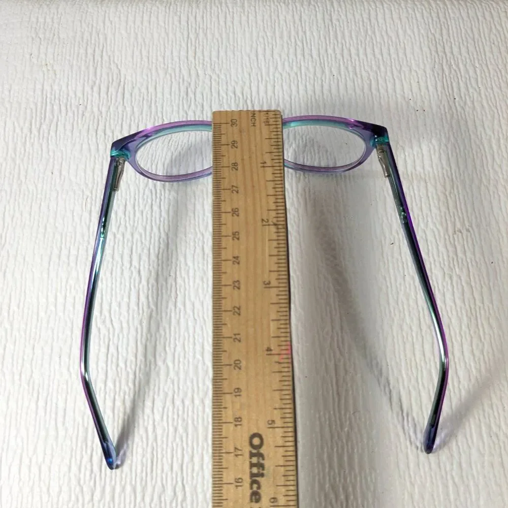 Indi KG 9001 eyeglasses glasses round purple kids youth girls Indigo key hole